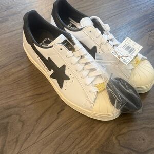 adidas White Black Star Accent Women's Sneakers